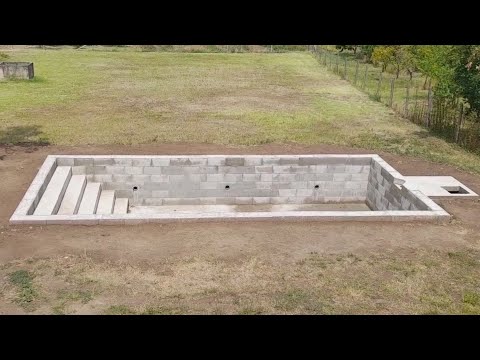 How I Made a SwimingPool. Step by Step. Low Budget Projekt. 