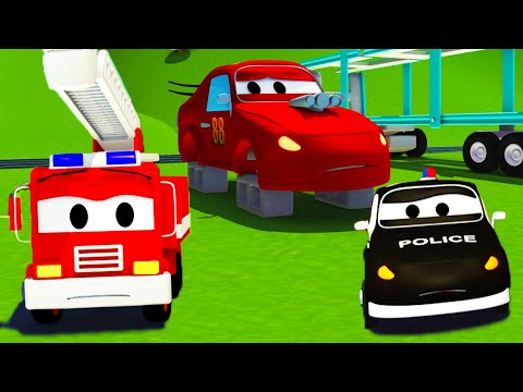 Jerry si Mobil Balap - Mobil Patroli 🚓 🚒 l truk kartun untuk anak-anak