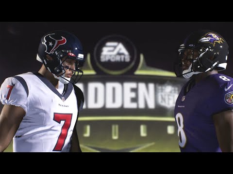 Madden NFL 24 - Houston Texans Vs Baltimore Ravens Simulation Week 1 All-Madden PS5 Gameplay