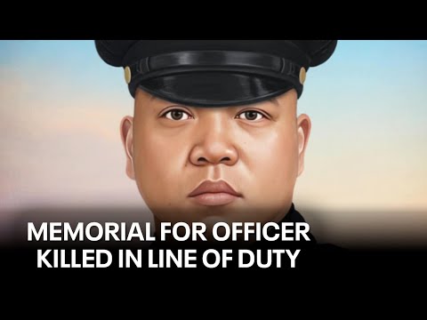 Tuan Le memorial: service honors slain Oakland police officer