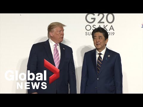 G20 summit: President Trump talks trade with Japanese PM Abe