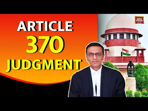 Supreme Court LIVE: SC Verdict On Article 370 | Article 370 Judgment | Supreme Court Live Streaming