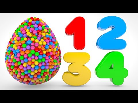 Learn Numbers with Color Balls - Numbers &amp; Shapes Collection for Children