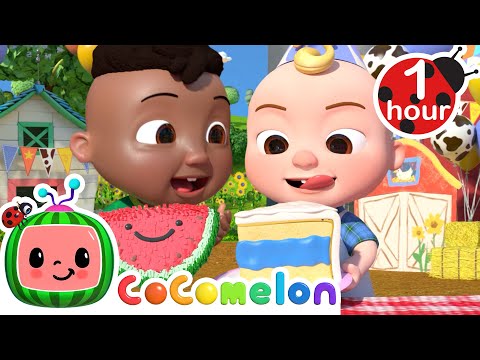 JJ's Birthday on Old MacDonald's Farm | CoComelon Nursery Rhymes &amp; Kids Songs