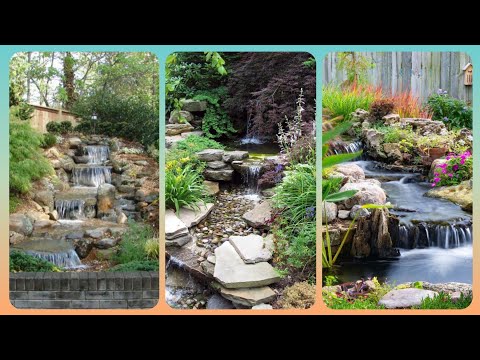 Most Glamorous Garden Waterfall Features Design