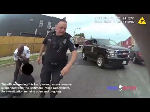 Baltimore Police Bodycam: Cop Arrested After Takedown of Innocent Bystander 5-30-2019