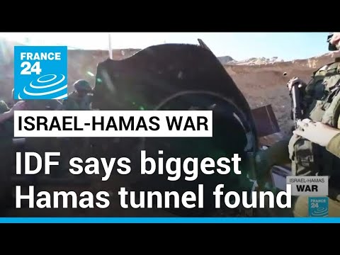 Israel army says biggest Hamas tunnel found in northern Gaza &bull; FRANCE 24 English