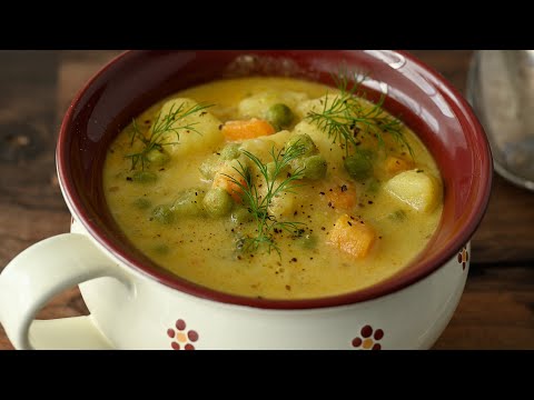 Unbelievable: This is how my grandmother cooks potatoes! Delicious potato soup! [Vegan]
