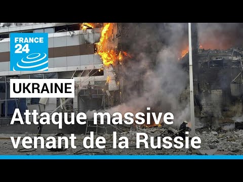 L'Ukraine cible d'une attaque massive de missiles et de drones russes &bull; FRANCE 24