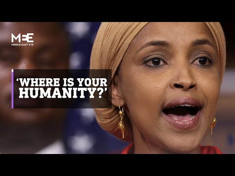 'Where is your humanity?': US Representative Ilhan Omar calls for Gaza ceasefire