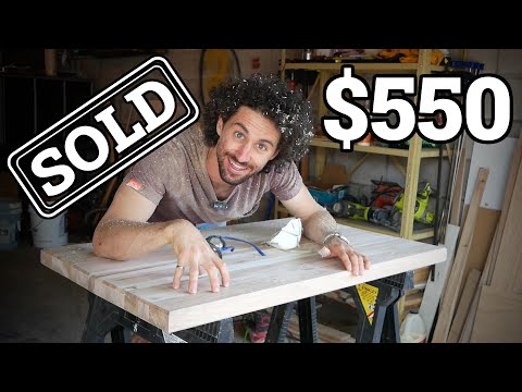 Turning a Free Pallet into a $550 Table