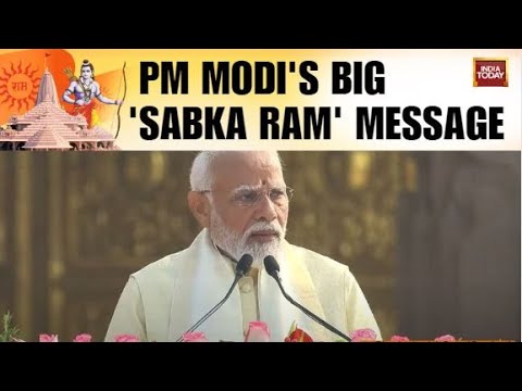 Watch: PM Modi Addresses The Nation After The Ram Mandir Pran Pratishtha Ceremony In Ayodhya