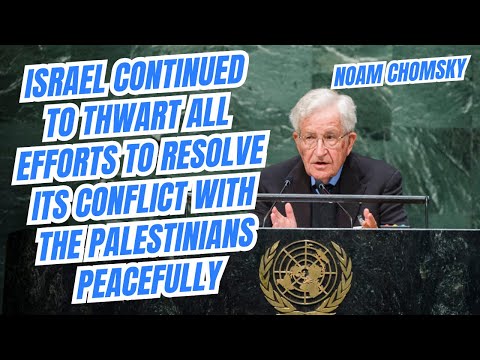 Lecture by Noam Chomsky at United Nations on prospects of resolving the Israeli-Palestinian conflict