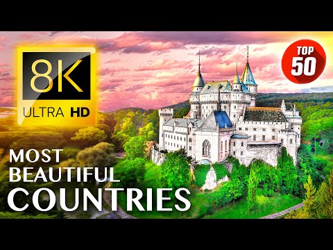 TOP 50 &bull; Most Beautiful COUNTRIES in the World 8K ULTRA HD - Travel Tips &amp; Tourist Places