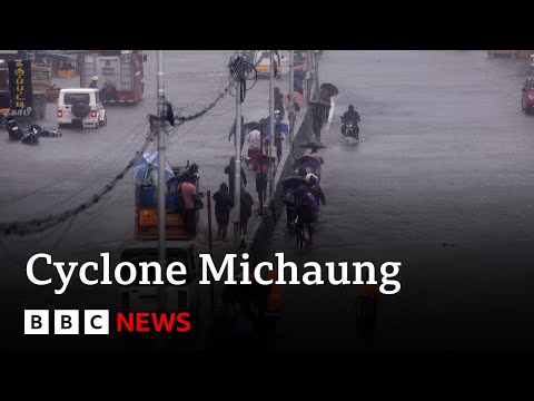 South India evacuates thousands ahead of Cyclone Michaung - BBC News