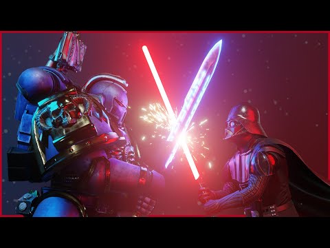 Darth Vader Vs Space Marine | ANIMATED