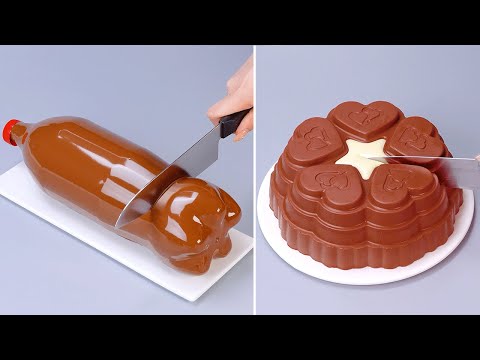 Fancy Cake Design Tutorial | So Delicious Chocolate Cake Decoration Recipes | Just Cake