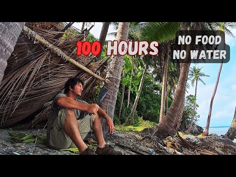 I SURVIVED 100 Hours on a DESERTED ISLAND | NO FOOD NO WATER | Survival Challenge | Ep.1