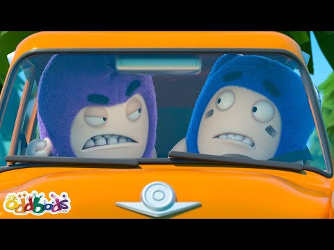 Don't Let Jeff Drive! | Oddbods | Moonbug No Dialogue Comedy Cartoons for Kids