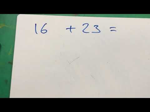 Year 2 maths Horizontal addition Method 2