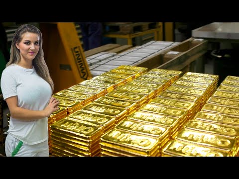 Inside Gold Factory: Making of 99% Pure Gold Bars &amp;ndash; Manufacturing process &amp;amp; Production