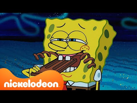 Bob Esponja | Bob Esponja Vende Chocolate 🍫 + &iexcl;Los Momentos Culinarios M&aacute;s Ic&oacute;nicos! | Nickelodeon