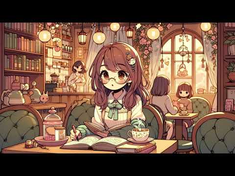 Captivating Caf&eacute; Vibes: Cute Lofi Girl Study Session