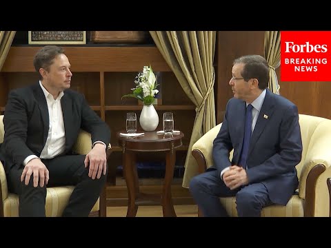 JUST IN: Elon Musk Meets With Israeli President Isaac Herzog In Israel