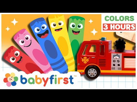 Toddler Learning Video | COLOR CREW | Songs, Magic &amp;amp; Much more | 3 Hours Compilation | BabyFirst TV