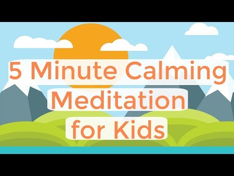 5 Minute Guided Meditation for Kids | Short Guided Mindfulness Meditation for Kids with Music