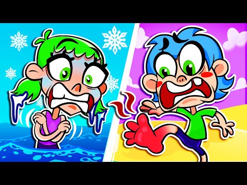 Hot and Cold Song 🥵🥶 + More Kids Songs &amp; Nursery Rhymes