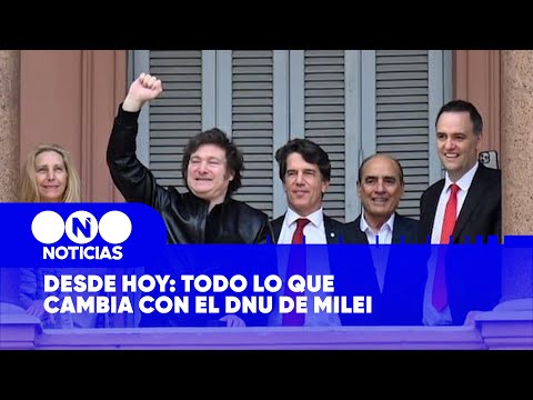 DESDE HOY: TODO lo que CAMBIA con el DNU de MILEI - Telefe Noticias