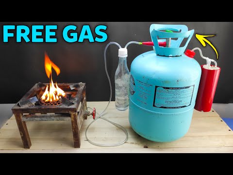 Free Gas - How to make Free Lpg gas using water at home