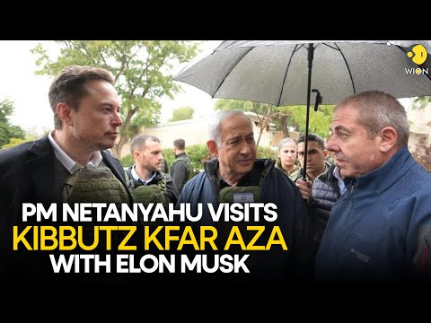 Israel-Hamas War: Israeli PM Netanyahu visits kibbutz Kfar Aza with Elon Musk I WION Originals