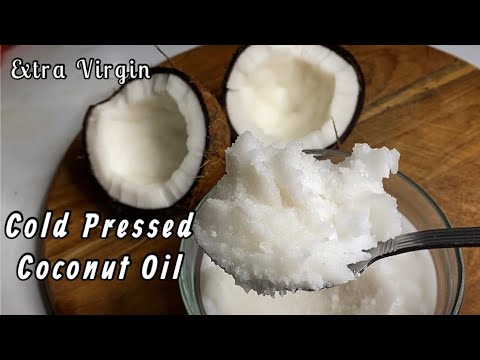 Homemade Virgin Cold Pressed Coconut Oil. (No heat) Organic, Natural Medicine 🥥