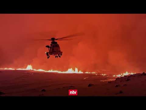 Riesiger Vulkanausbruch auf Island: Erde rei&szlig;t kilometerweit auf und gibt Lavamassen frei | ntv