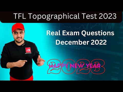 TFL Topographical Test 2023 | Real Exam Questions December 2022 | Topographical Test Training,sa pco