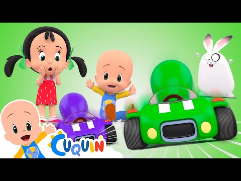 Learn with Cuquin and the car race | Educational videos