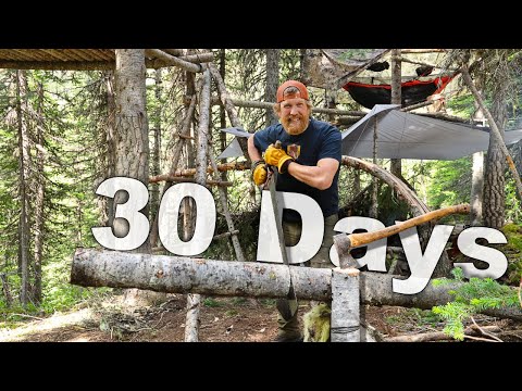 SURVIVAL Catch and Cook Series! Day 1 Of 30 Day Survival Challenge Season 2 Canadian Rockies