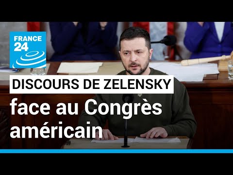 REPLAY - Discours de Zelensky face au Congr&egrave;s am&eacute;ricain, acclam&eacute; par les &eacute;lus &bull; FRANCE 24