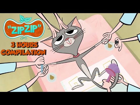 Kennel time | Zip Zip | 3 hours COMPILATION - Season 1 | Cartoon for kids