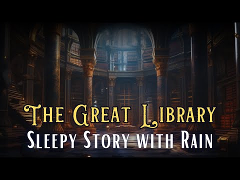 💤 A Relaxing Rainy Story 💤 The Great Library of Alexandria | Bedtime Story for Grown Ups