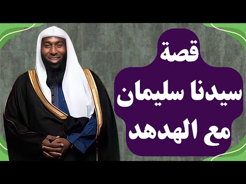 قصة سيدنا سليمان عليه السلام مع الهدهد - من أعجب القصص - الشيخ بدر المشاري