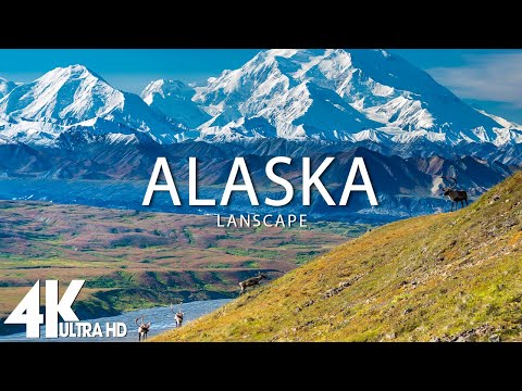 FLYING OVER ALASKA (4K UHD)- Relaxing Music Along With Beautiful Nature Videos - 4K Video Ultra HD