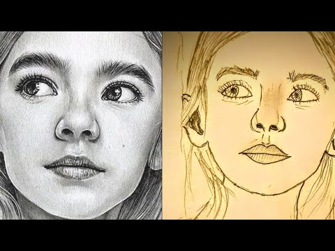 How to draw Cute girl drawing | Cute girl drawing |