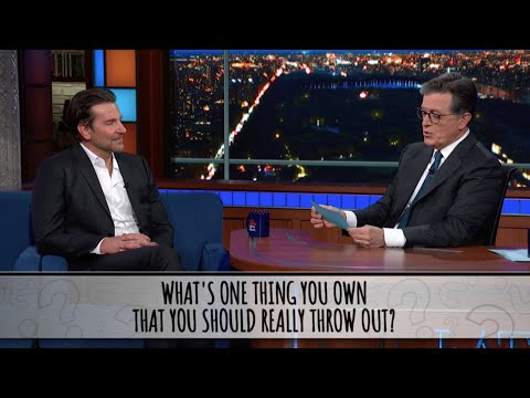 Bradley Cooper Takes The Colbert Questionert