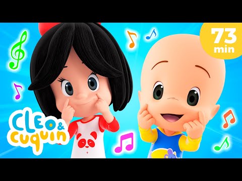 Head, Shoulders, Knees and Toes and more Nursery Rhymes by Cleo and Cuquin | Children Songs