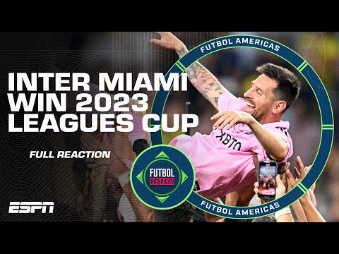 FAIRYTALE FOR MESSI 🎉 Reaction to Messi &amp; Inter Miami winning the Leagues Cup 🏆 | FA