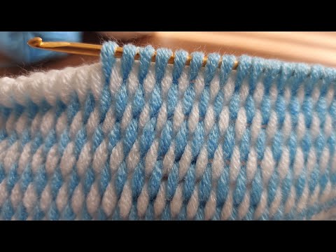 Super Easy Tunisian Knitting - Tunus İşi Muhteşemmm &Ouml;rg&uuml; Modeli