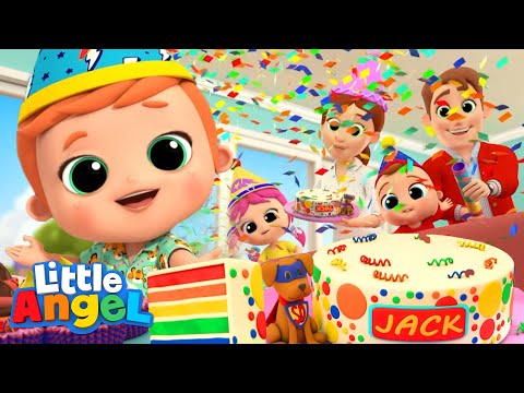 Jack's Happy Birthday Cake | Counting Balloons Song | Kids Cartoons and Nursery Rhymes